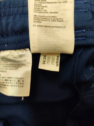 Pantalón Adidas Real Madrid Azul Naranja