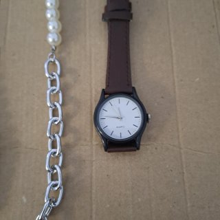 Orologi Uomo/Donna + Collana Perle