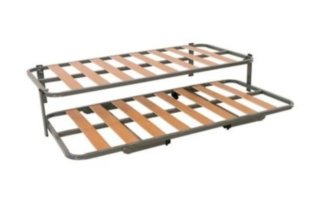 Cama nido 90cm metal y madera