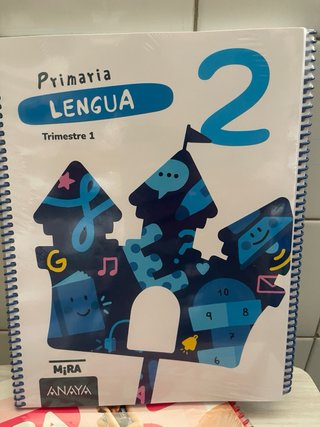 Libro lengua y matemáticas 2 anaya