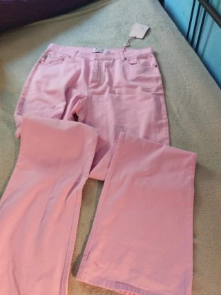 Pantalón Rosa Algodón Talla L/40/12 Nuevo