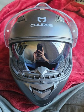 Casco Moto Integral Course Raider 2.0Negro talla L