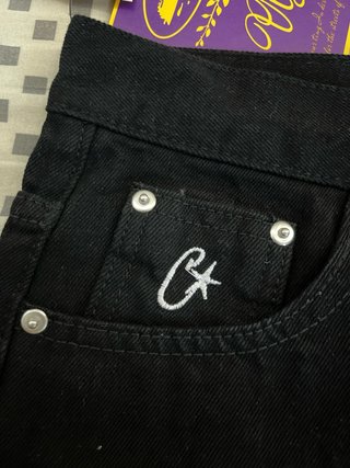 Pantalón Corto Corteiz Negro Talla M
