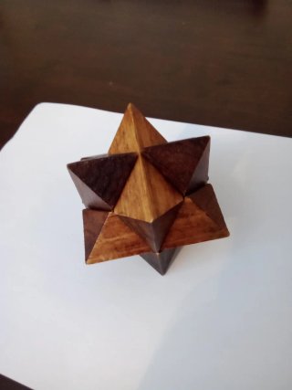 Juego de ingenio Estrella 6 piezas