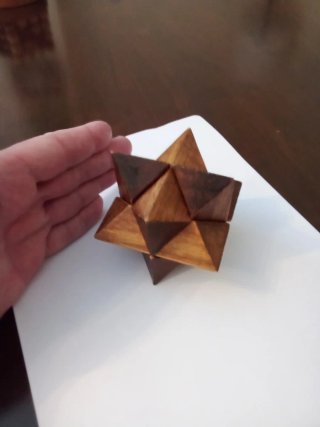 Juego de ingenio Estrella 6 piezas