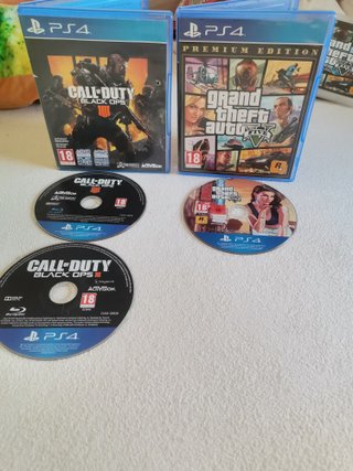 PS4: Call of Duty Black Ops 4 y GTA V
