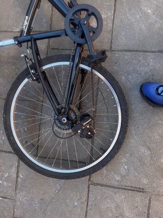 Bicicleta Btwin Negra Niño.