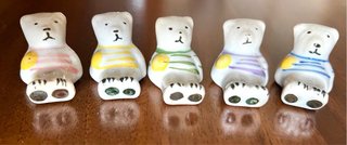 Cute bear chopstick rests