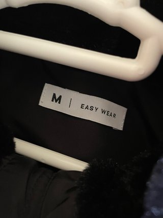 Abrigo Negro Easy Wear