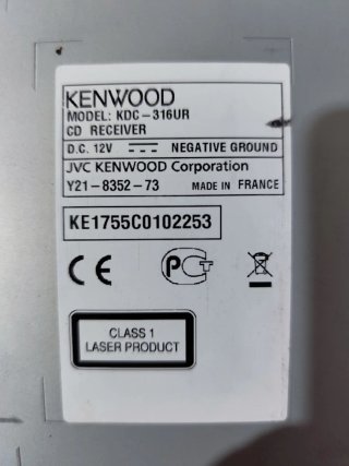 Radio Kenwood KDC-316UR
