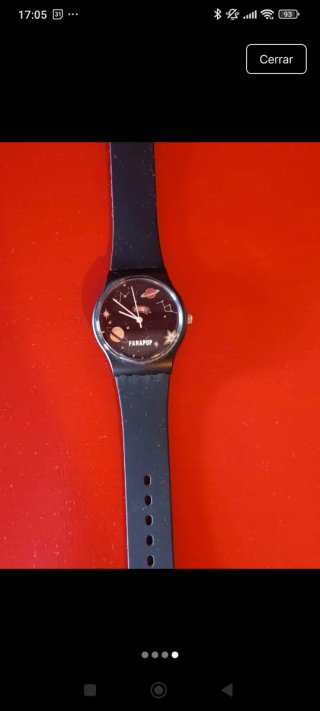 Bolso redondo y reloj Panapop espacial