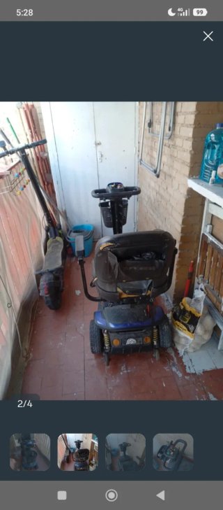 Scooter movilidad necesita batería