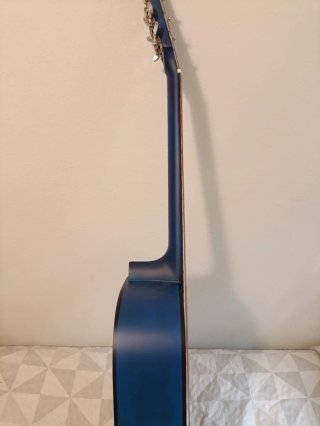 Guitarra Acústica Azul 41", nueva
