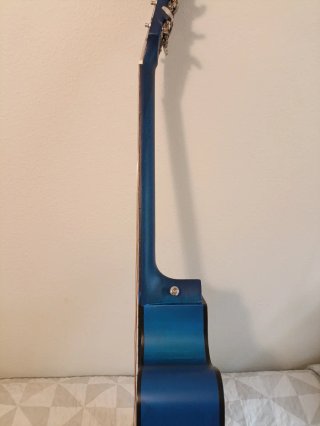 Guitarra Acústica Azul 41", nueva