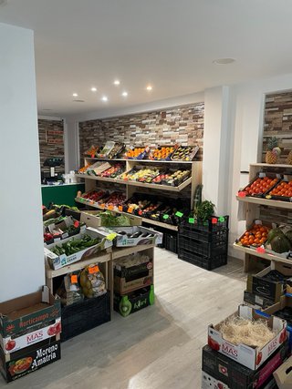 Estanterías Frutería Madera