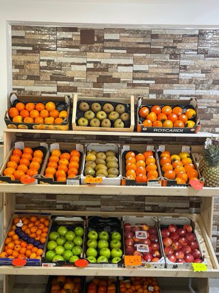 Estanterías Frutería Madera
