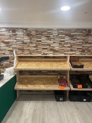 Estanterías Frutería Madera
