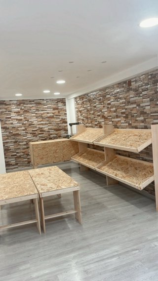 Estanterías Frutería Madera