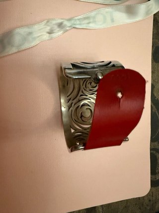 Pulsera Tous Plata y Rojo