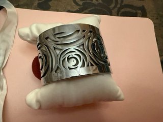 Pulsera Tous Plata y Rojo