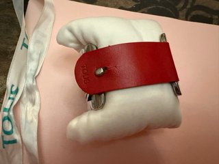 Pulsera Tous Plata y Rojo