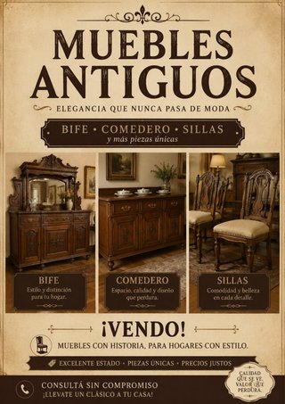 Muebles Antiguos de Madera