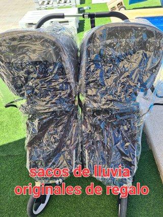 Carro Gemelar Bugaboo Donkey Gris