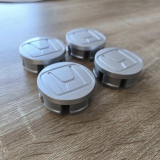 TAPABUJES HONDA 58mm GRIS MATE - EMBLEMAS HONDA