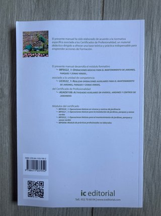 MF0520_1: Operaciones básicas jardinería