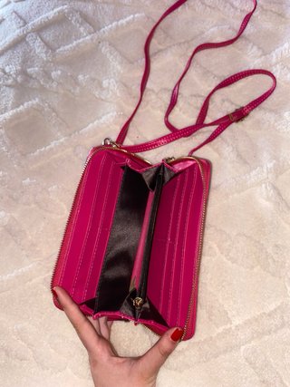 Bolso bandolera mujer porta-móvil rosa