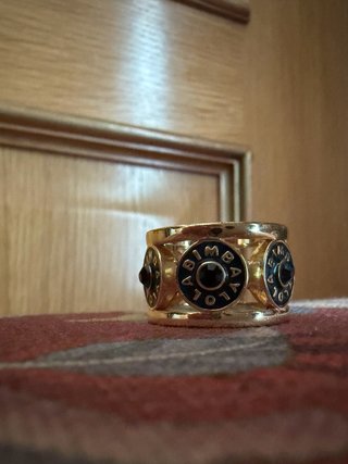 Anillo Bimba y Lola Dorado y Negro