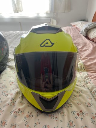 Casco Modular Acerbis Amarillo Talla 55-56