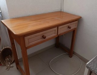 Escritorio de madera 92x45 cm