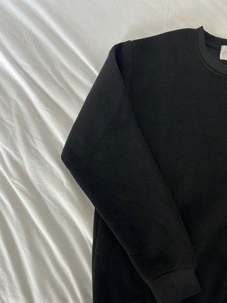 Sudadera Ami Paris Negra sin capucha