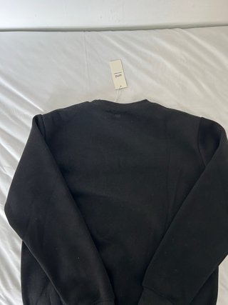 Sudadera Ami Paris Negra sin capucha