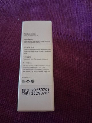 Aceite Esencial Vainilla 30ml