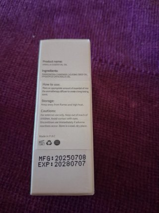Aceite Esencial Vainilla 30ml