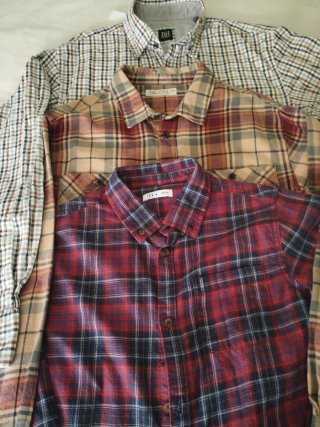 3Camisas de cuadros hombre