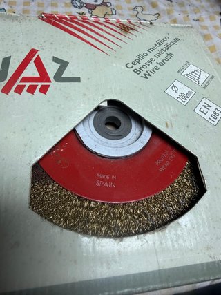 Cepillo metálico JAZ Ø200mm NUEVO