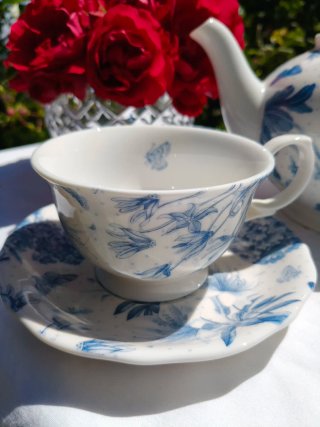 Set da Tè Portmeirion "Botanic Blue" England