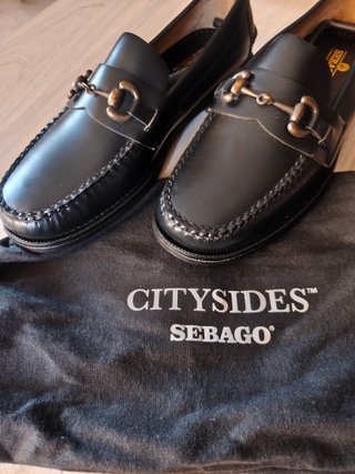 Zapatos Sebago Talla 43 Negro
