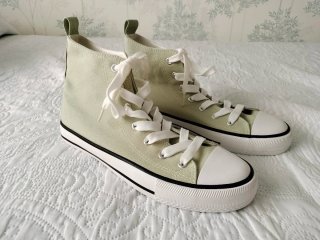 Zapatillas altas Converse verde menta