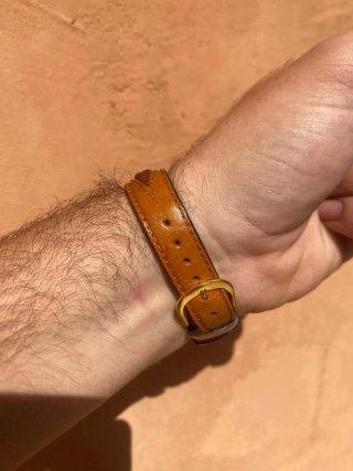 Reloj Akylon Vintage Caballero Negro Marrón