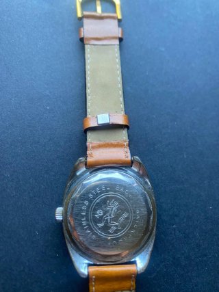 Reloj Akylon Vintage Caballero Negro Marrón