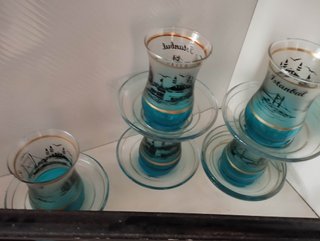 Set 4 Vasos Turcos Estambul