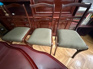 Mesa extensible madera con 6 sillas