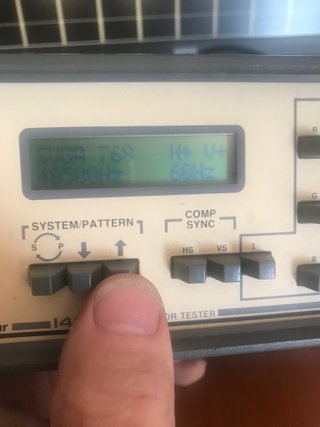 Generador de patrones osciloscopio hameg