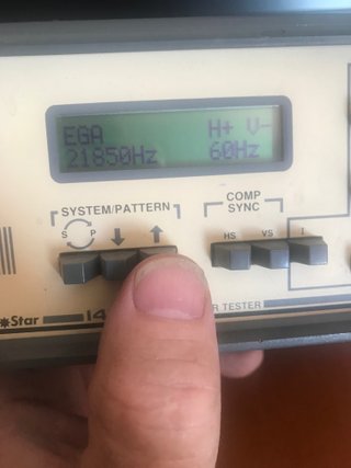 Generador de patrones osciloscopio hameg