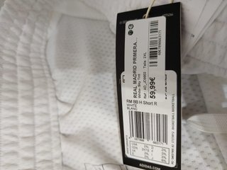 Pantalon de baloncesto Adidas del Real Madrid 2XL