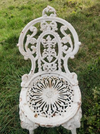 Sillas de forja para jardín